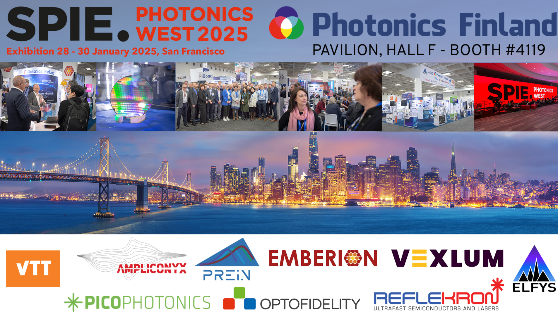 Meet us at Photonics West 2025